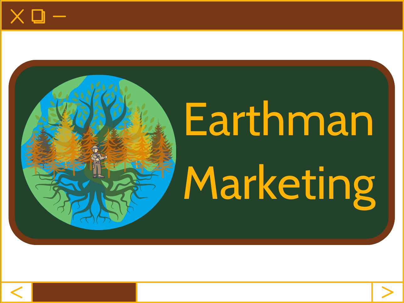 Earthman Marketing logo